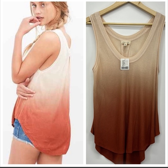 New! UO Silence & Noise Sweet Tea Color Ombre Tent Tank XS (fits up to Medium) - Picture 1 of 7